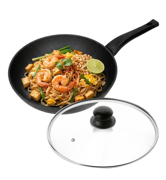 ZWIEGER CALDO Komplet patelnia 28 cm + pokrywka uniwersalna