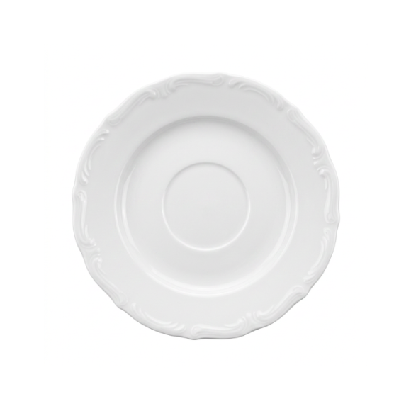 CHODZIEŻ MARIA TERESA C001 BIAŁA Filiżanka 210 ml  ze spodkiem / porcelana