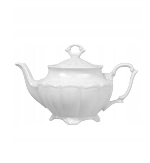 CHODZIEŻ MARIA TERESA C001 BIAŁA Czajnik 1,1 l z pokrywką | porcelana