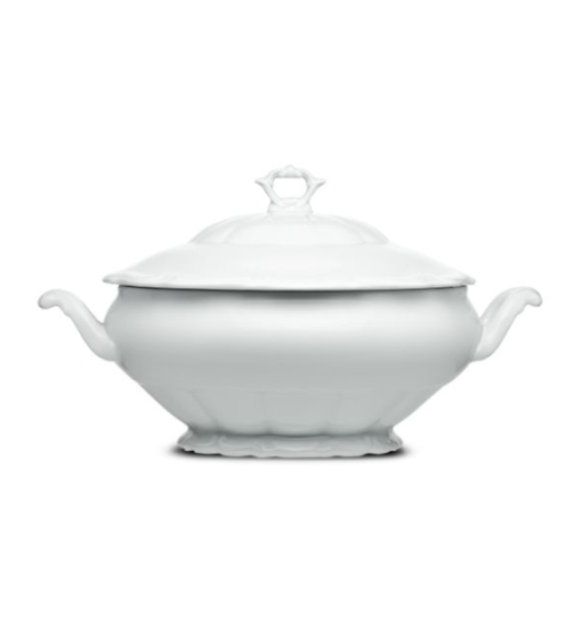 CHODZIEŻ MARIA TERESA C001 BIAŁA Waza 3 l z pokrywką | porcelana