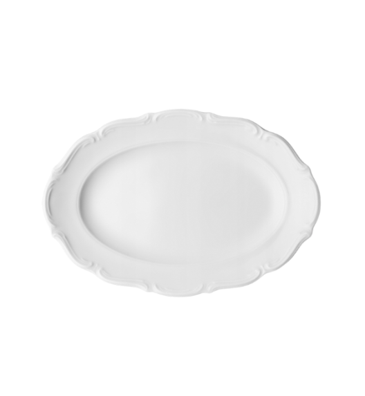 CHODZIEŻ MARIA TERESA C001 BIAŁA Półmis owalny 28 cm | porcelana