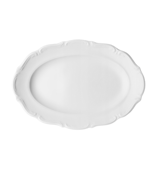 CHODZIEŻ MARIA TERESA C001 BIAŁA Półmis owalny 33 cm | porcelana