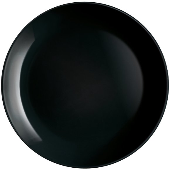 LUMINARC DIWALI BLACK Talerz obiadowy 27 cm / szkło