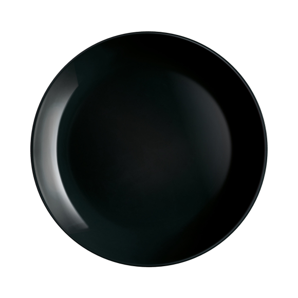 LUMINARC DIWALI BLACK Serwis obiadowy 54 el dla 18 os / czarny