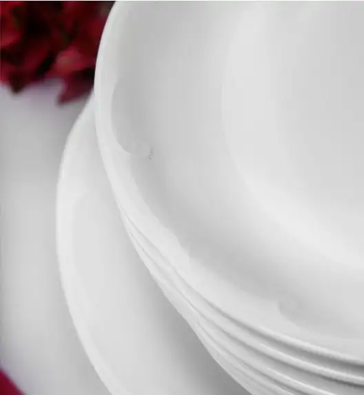 CHODZIEŻ KAMELIA C000 BIAŁA Talerz głęboki 22 / polska porcelana