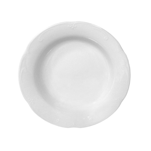CHODZIEŻ KAMELIA C000 BIAŁA Talerz głęboki 22 / polska porcelana