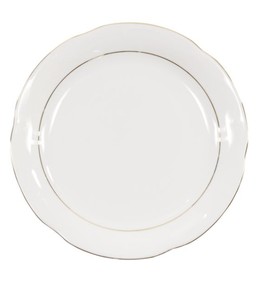 CHODZIEŻ KAMELIA B014 ZŁOTA LINIA Talerz płytki 24 cm / porcelana