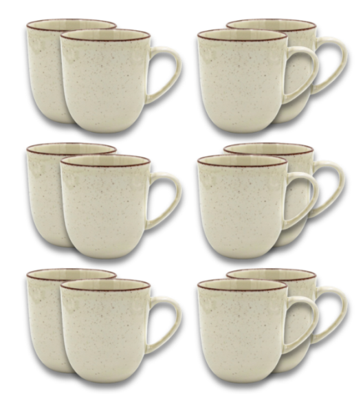 CHODZIEŻ CITY CT02 ŻYWIOŁY Kubek 300 ml x 12 sztuk / PUSTYNNY PIASEK / porcelana