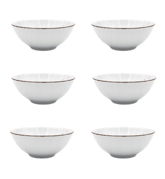 CHODZIEŻ CITY CT00 ŻYWIOŁY Salaterka 17 cm x 6 sztuk  / CHŁODNY POWIEW / porcelana