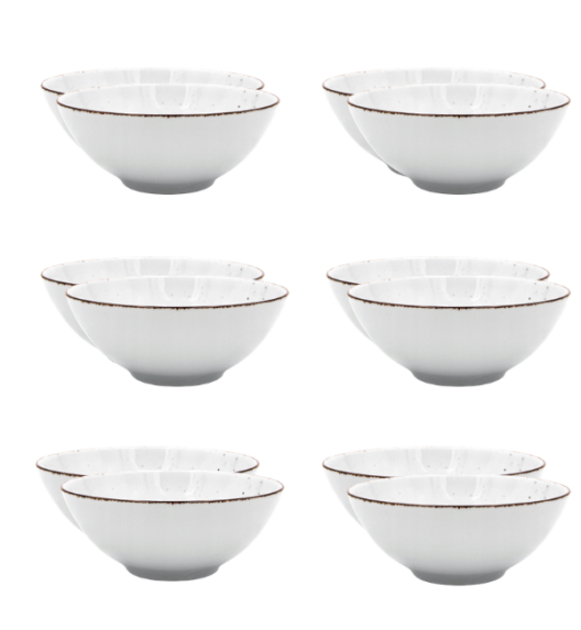 CHODZIEŻ CITY CT00 ŻYWIOŁY Salaterka 17 cm x 12 sztuk  / CHŁODNY POWIEW / porcelana