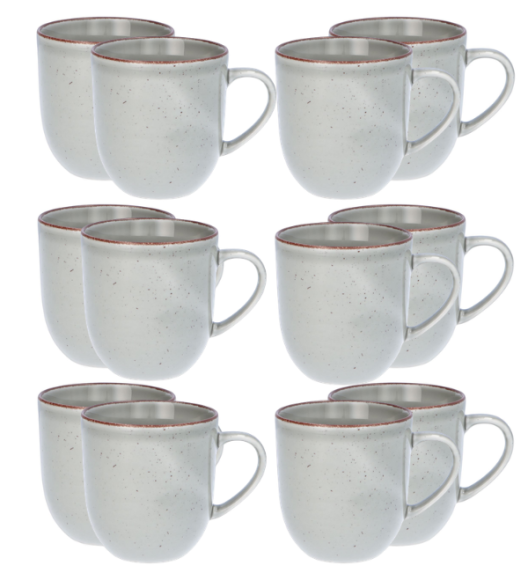 CHODZIEŻ CITY CT01 ŻYWIOŁY Kubek 300 ml x 12 sztuk / WULKANICZNA ZIEMIA / porcelana