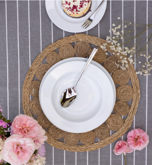 LUBIANA SIMPLE Serwis obiadowy 18 el / 6 osób | biała porcelana