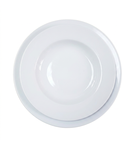 LUBIANA SIMPLE Serwis obiadowy 18 el / 6 osób | biała porcelana