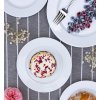 LUBIANA SIMPLE Serwis obiadowy 72 el / 24 os | biała porcelana