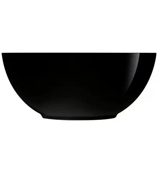 LUMINARC DIWALI BLACK 6x Miska / Salaterka 18 cm | 1 L | szkło