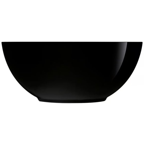 LUMINARC DIWALI BLACK 6x Miska / Salaterka 18 cm | 1 L | szkło