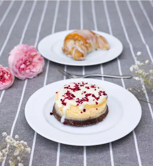 LUBIANA SIMPLE Serwis obiadowo kawowy 112 el / 18 osób + dodatki | biała porcelana