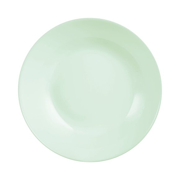 LUMINARC DIWALI PARADISE GREEN 12x Talerz głęboki 20 cm | 700 ml | szkło