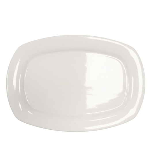 KAIA HOME BASIC Półmis 34x23,5 cm / biała ceramika