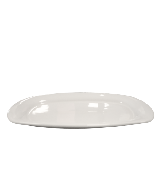 KAIA HOME BASIC Półmis 34x23,5 cm / biała ceramika