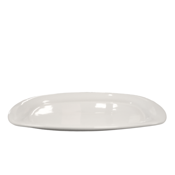 KAIA HOME BASIC Półmis 34x23,5 cm / biała ceramika