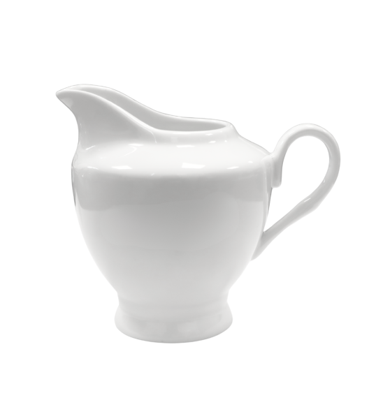 KAIA HOME Dzbanek na mleko mlecznik 250 ml / biała ceramika
