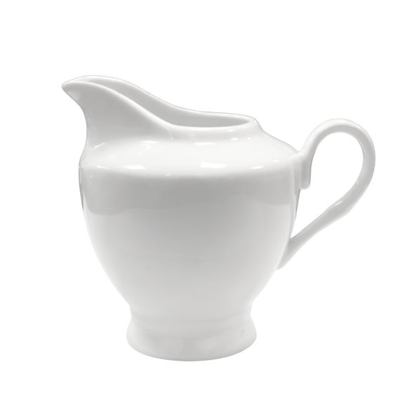 KAIA HOME Dzbanek na mleko mlecznik 250 ml / biała ceramika