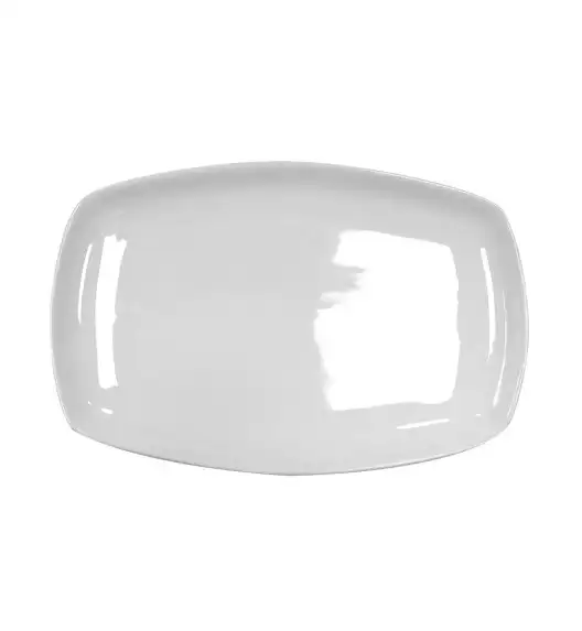 KAIA HOME BASIC Półmis prostokątny 35,5x23 cm biała ceramika