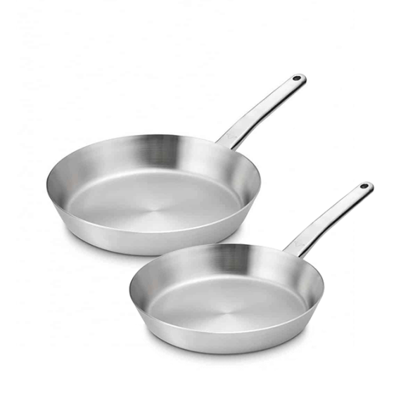 GERLACH PRESTIGE PLUS Komplet Garnki z pokrywkami 10 EL + Patelnie PRESTIGE 24, 28 cm | stal nierdzewna 18/10 | INDUKCJA