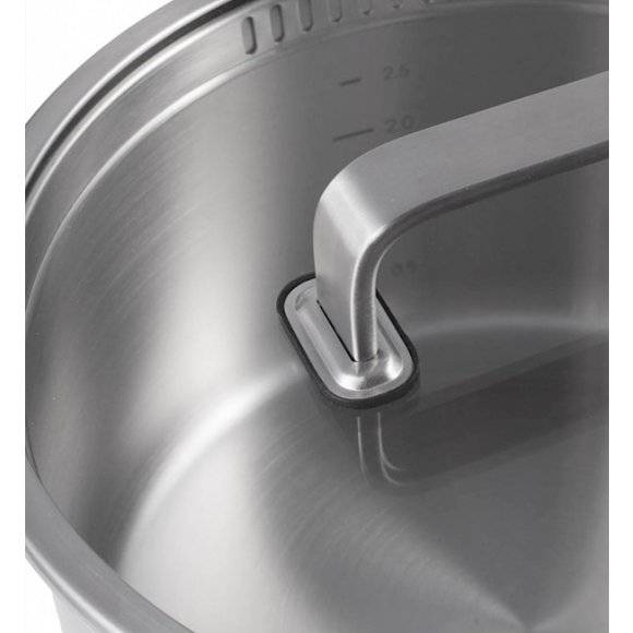 GERLACH PRESTIGE PLUS Komplet Garnki z pokrywkami 10 EL + Patelnie PRESTIGE 24, 28 cm | stal nierdzewna 18/10 | INDUKCJA