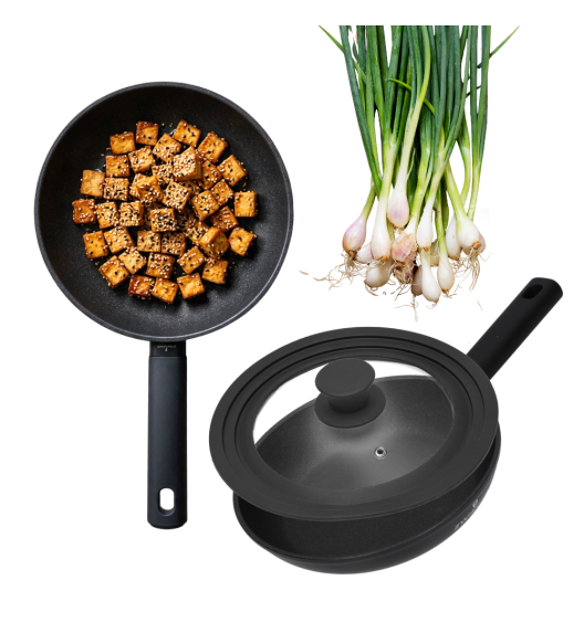 ZWIEGER VALVE BLACK Patelnia 20 cm nieprzywierająca + pokrywka 3w1