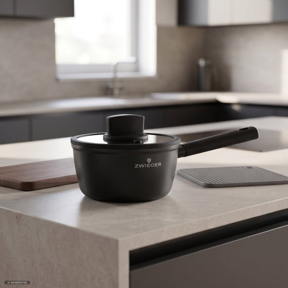 ZWIEGER VALVE Rondel 1,5 l z pokrywką 16 cm powłoka nieprzywierająca