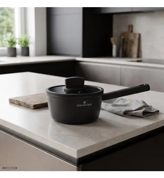 ZWIEGER VALVE Rondel 1,5 l z pokrywką 16 cm powłoka nieprzywierająca