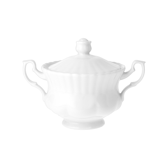 CHODZIEŻ IWONA C000 BIAŁA Cukiernica z pokrywką 300 ml / porcelana