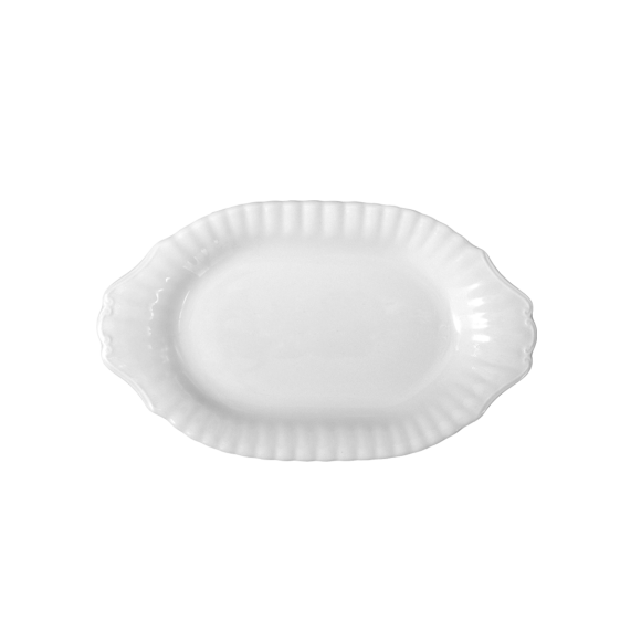 CHODZIEŻ IWONA C000 BIAŁA Półmis półmisek owalny 33 cm / porcelana
