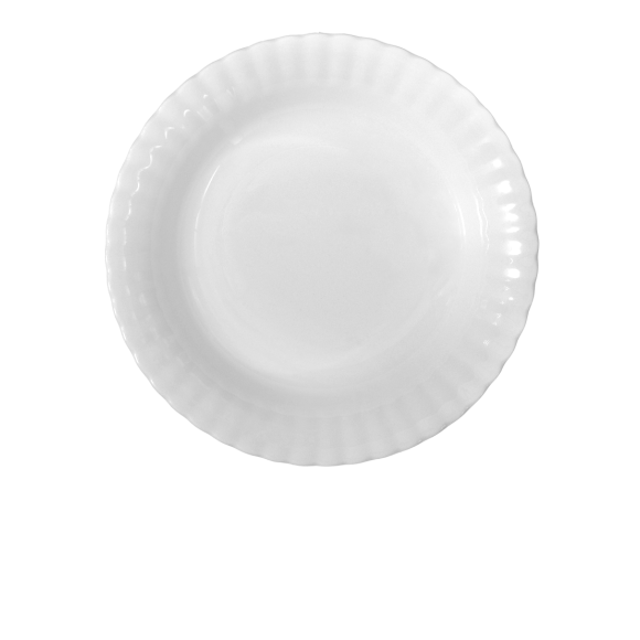 CHODZIEŻ IWONA C000 BIAŁA Talerz głęboki 22 cm / porcelana