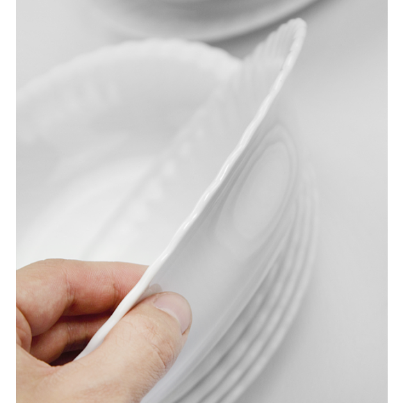 CHODZIEŻ IWONA C000 BIAŁA Talerz głęboki 22 cm / porcelana