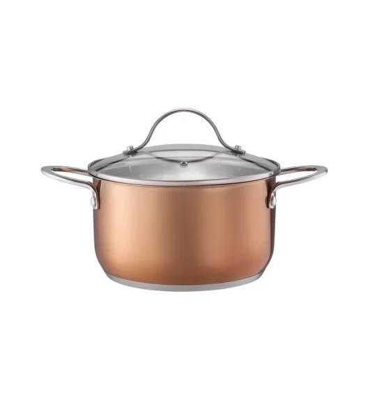 AMBITION CUPRE KOMPLET GARNKÓW 8 EL 16/18/20/24 CM MIEDZIANY INDUKCJA