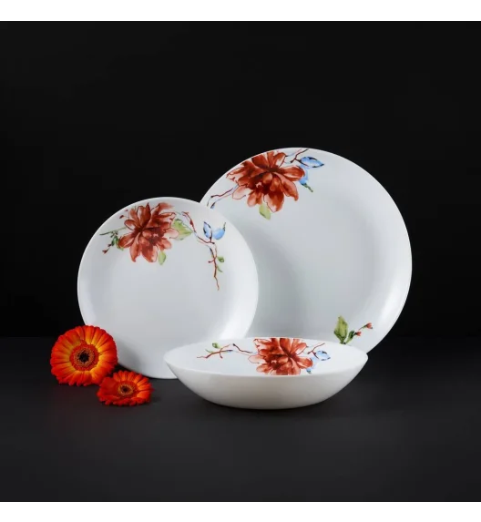 AMBITION FIORIN KOMPLET OBIADOWY 18 EL DLA 6 OS | PORCELANA