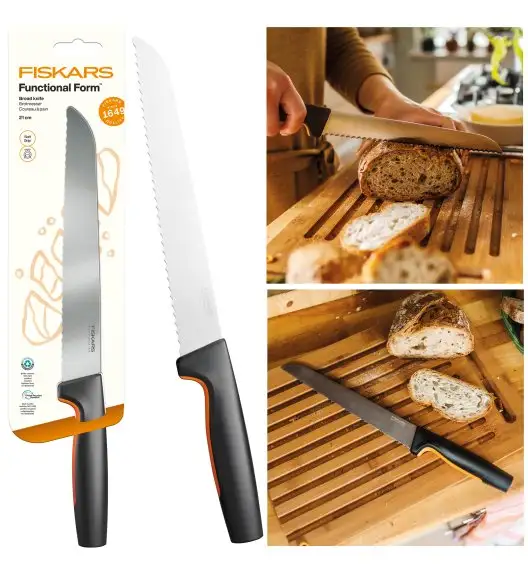 FISKARS FUNCTIONAL FORM 1087403 Nóż do chleba 21 cm / japońska stal nierdzewna 