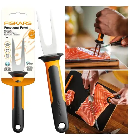 FISKARS FUNCTIONAL FORM 1087412 Widelec do ryb 7 cm / japońska stal nierdzewna 