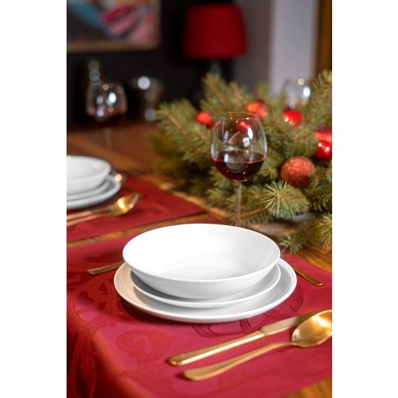 CHODZIEŻ CITY C001 BIAŁY Serwis obiadowy 44 el 12 os / polska porcelana