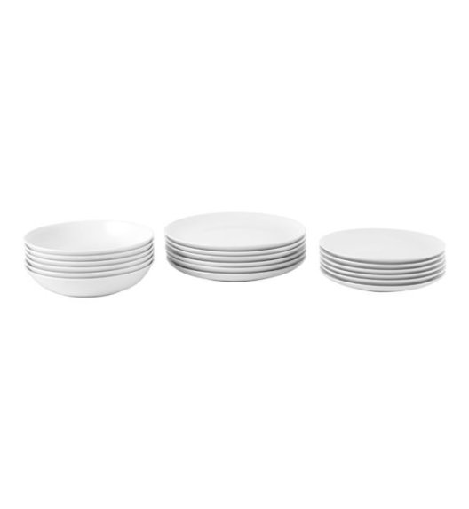 CHODZIEŻ CITY C001 BIAŁY Serwis obiadowy 44 el 12 os / polska porcelana