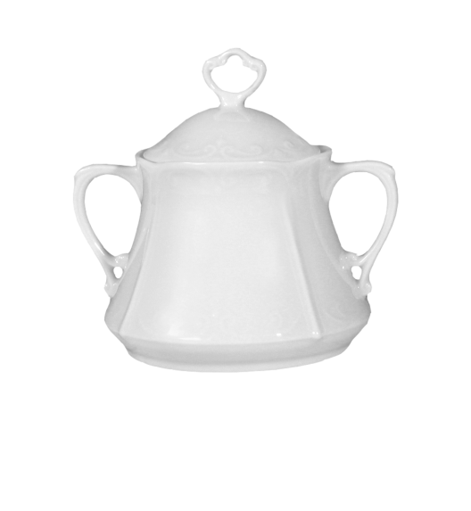 CHODZIEŻ KAMELIA BIAŁA C000 Cukiernica 350 ml / polska porcelana
