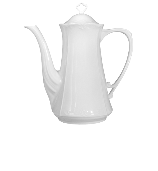 CHODZIEŻ KAMELIA BIAŁA C000 Imbryk 1,2 l z pokrywką / polska porcelana