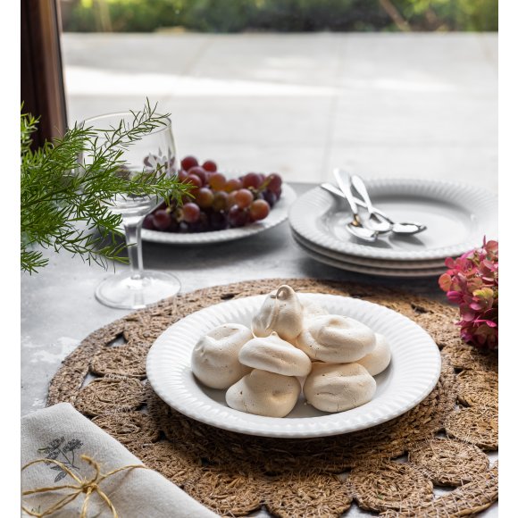 LUBIANA DAISY ROYAL Serwis obiadowy 6 osób / 18 elementów | biała porcelana