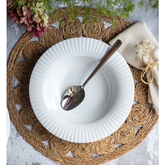 LUBIANA DAISY ROYAL Serwis obiadowy 12 osób / 36 elementów | biała porcelana