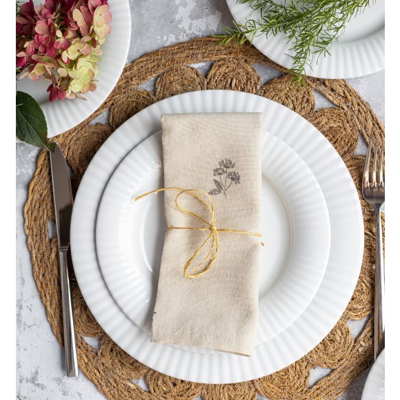 LUBIANA DAISY ROYAL Serwis obiadowy 12 osób / 36 elementów | biała porcelana