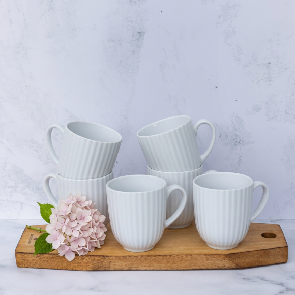 LUBIANA DAISY ROYAL Serwis obiadowy 12 osób / 48 elementów | biała porcelana
