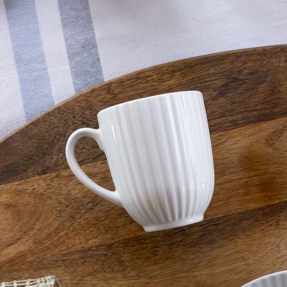 LUBIANA DAISY ROYAL Serwis obiadowy 18 osób / 72 elementy | biała porcelana